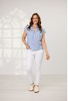 DYLAN SHIRT - blue white